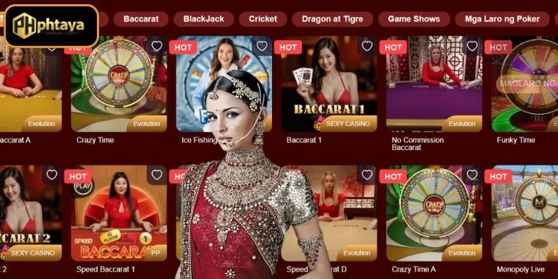 Karanasan sa tunay na Live Casino ng PHTAYA