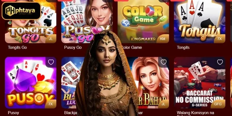Koleksyon ng Mga Larong Kard PHTAYA para sa lahat